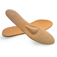 Insoles with metatarsal pads-leather