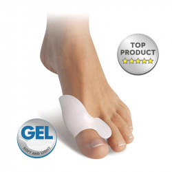 Gel spreader with thumb protector 