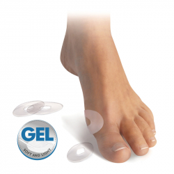 Self-adhesive gel oval