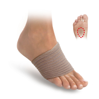Elastic bandages with metatarsal pads