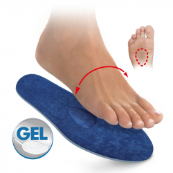Gel insoles with metatarsal pads