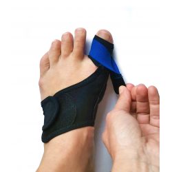 028 Hallux valgus bandage with gel toe protector