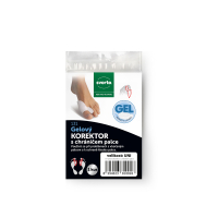 Gel spreader with thumb protector 