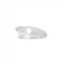 Gel spreader with thumb protector 