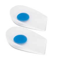 Gel heel pads with heel cup