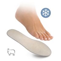 Wool + aluminium foil insoles winter