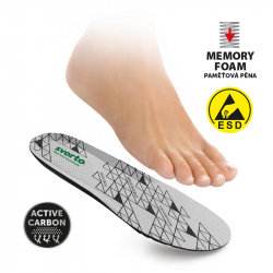 057 Antibacterial insoles with memory foam